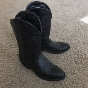 Black Mens size 10 boots